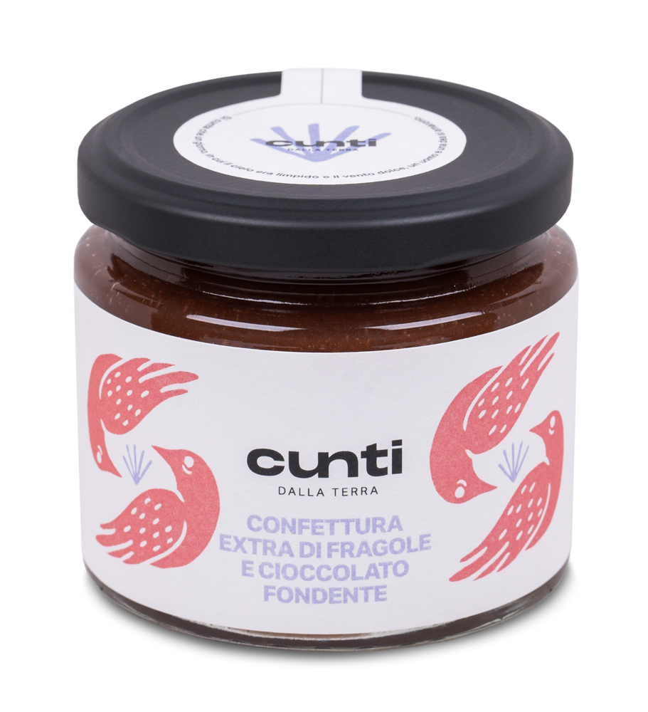 Confettura di Fragole e Cioccolato Fondente